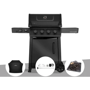 Napoleon Barbecue Gaz Freestyle Noir 4 Brûleurs + 1 Sizzle Zone Série ... pas cher