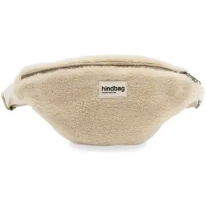 Hindbag Sac banane Olivia Teddy Beige pas cher