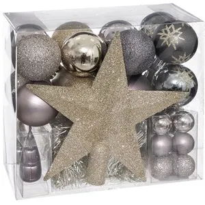 Comparateur de prix : Atmosphera Coffrets Décoration sapin de Noël 44 pièces
