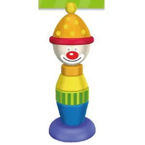 Imagin Jouet Éveil En Bois - Formes Empilables - Clown