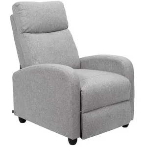 CMP The Home Deco Factory - Fauteuil relax multiposition Odda - Gris pas cher
