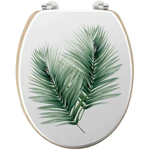 Comparateur de prix : Douceur D'Interieur Abattant WC Varadero - Blanc et vert