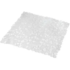 Comparateur de prix : Douceur D'intérieur - Tapis antidérapant fond de douche effet galet