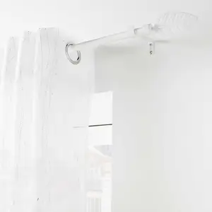 DOUCEUR D'INTÉRIEUR Kit de tringle à rideaux extensible Leaf pas cher