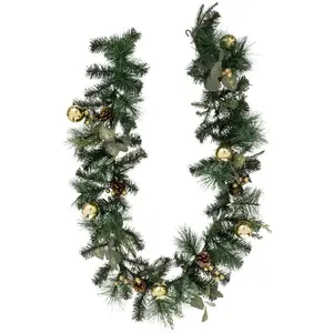 Comparateur de prix : Atmosphera Créateur D'intérieur - Guirlande de Noël Eucalyptus