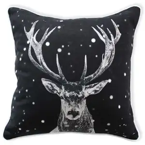 Enjoy Home - Coussin imprimé cerf Epicéa