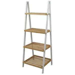 Comparateur de prix : Urban Living - Etagère 4 niveaux pyramide en bois - Marron et banc