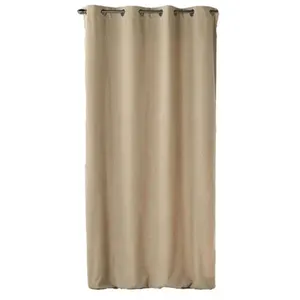 Comparateur de prix : DOUCEUR D'INTÉRIEUR Rideau à oeillets - BELI - Bouclette unie - 140 x 240 cm - Beige - Intérieur