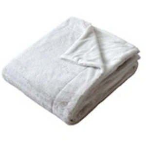 Comparateur de prix : ENJOY HOME Couverture azura imitiation fourrure 2 tons et flanelle - 220 x 180 cm - blanc