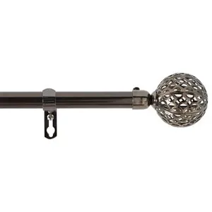 Douceur D'intérieur - Kit de tringle à rideaux extensible Sphère pas cher