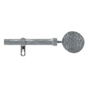 Douceur D'intérieur - Kit de tringle à rideaux extensible Disque Martelé pas cher