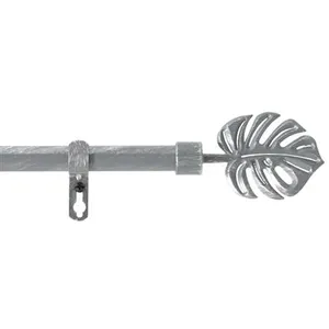 DOUCEUR D'INTÉRIEUR Kit de tringle à rideaux extensible Feuille