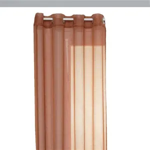 Comparateur de prix : Atmosphera - Voilage Moly - 135 x 240 cm - Terracotta