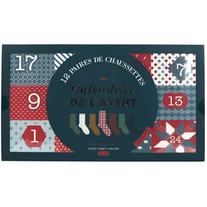 - Calendrier de l'Avent 12 paires de chaussettes Homme pas cher