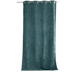 Comparateur de prix : ENJOY HOME Rideau thermique et occultant en velours - 140 x 260 cm - bleu canard