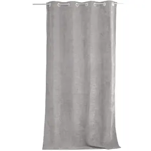 Comparateur de prix : ENJOY HOME Rideau thermique et occultant en velours - 140 x 260 cm - gris clair