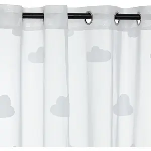 ATMOSPHERA - Voilage nuage - 140 x 240 cm - Blanc pas cher