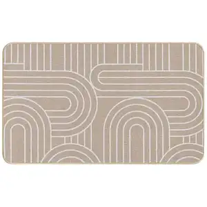 Comparateur de prix : Tapis antidérapant imprimé design Blanc 45 x 75 cm