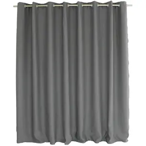 ENJOY HOME Rideau occultant grande largeur reglisse - 240 x 300 cm - gris pas cher