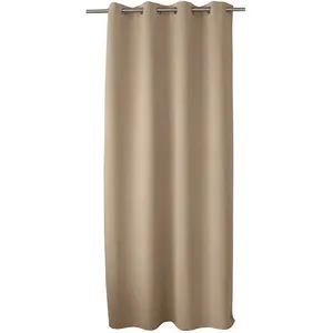 Comparateur de prix : Rideau occultant ignifugé flamme - 140 x 260 cm - beige