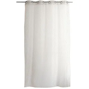 TOILINUX Voilage plumetis en organza LOLITA - 140 x 240 cm - Blanc et ... pas cher