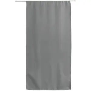 Rideau de porte occultant gris clair 90 x 210 cm pas cher