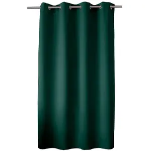 Rideau occultant vert foncé 140 x 180 cm pas cher