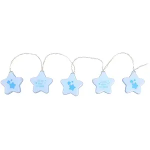 Comparateur de prix : Hello Kids - Guirlande lumineuse enfant Etoile - L. 165 cm - Bleu - Etoile