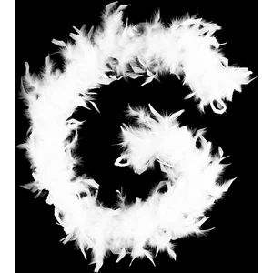 Comparateur de prix : TOILINUX Lot 2x Guirlande de Noël Plumes Boa - 1,80 m