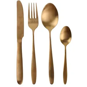 Comparateur de prix : Saveur et dégustation - Ménagère inox Table Chic - 16 Pièces - Marron cuivré - Table Chic