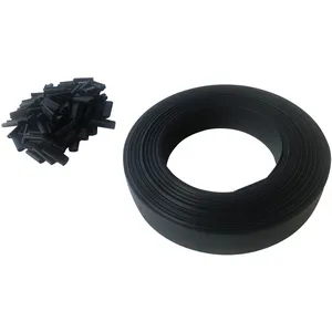 Toilinux Lamelle occultante pvc avec clip de fixation de 50 m pour grillages rigides