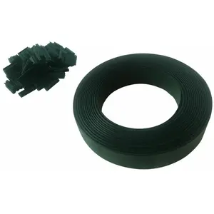 Toilinux Lamelle occultante pvc avec clip de fixation de 50 m pour grillages rigides