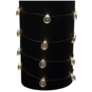 Comparateur de prix : Atmosphera Guirlande de Noël lumineuse ampoule Xmas - L. 190 cm - Flocon