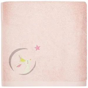 L'oiseau bateau Serviette de bain rose lapin (50 x 100 cm)Vendu paraubert