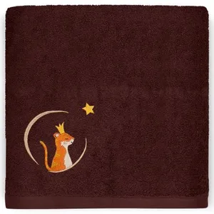 L'oiseau bateau Serviette de bain tigre chocolat (70 x 140 cm) pas cher