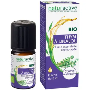 NATURACTIVE Huile Essentielle Bio Thym a Linalol flacon 5ml flacon 5ml pas cher