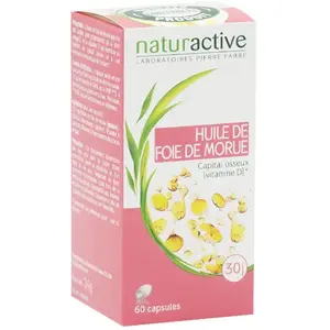 Naturactive Huile de Foie de Morue 60 gélules pas cher