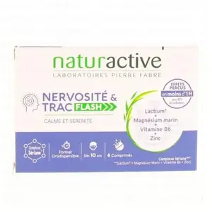 Naturactive Nervosité & Trac Flash Complexe Seriane 6 comprimés pas cher