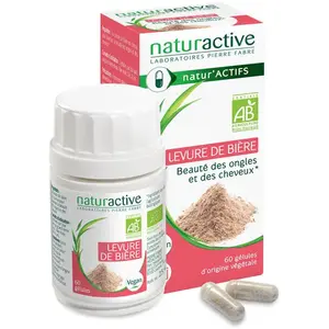 Comparateur de prix : Naturactive Levure de Bière Bio 60 gélules végétale