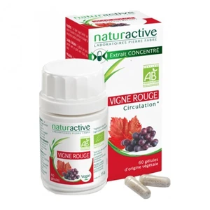 Comparateur de prix : Naturactive Vigne Rouge Bio 60 gélules végétales