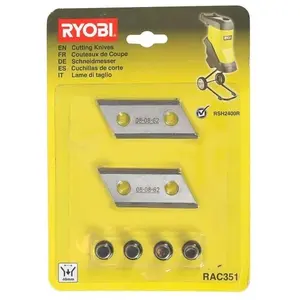 Lames reversibles par 2, 5132002646 - broyeur vegetaux ryobi pas cher