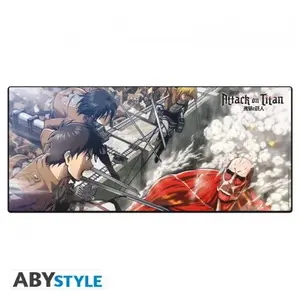 ABYSTYLE ATTACK ON TITAN - Tapis de souris XXL - Eren vs Titan Colossal pas cher
