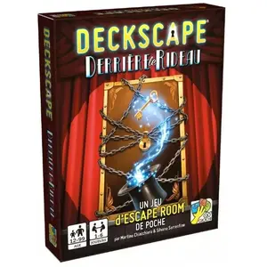Jeu d'escape game Super Meeple Deckscape Derrière le Rideau pas cher