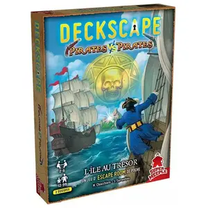 Super Meeple Jeu d'escape game Deckscape Pirates vs Pirates L'île au trésor pas cher