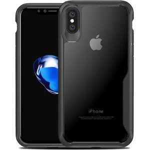 Coque de protection - YIOU - pour iPhone X/XS - Antichoc - Rigide - Noir