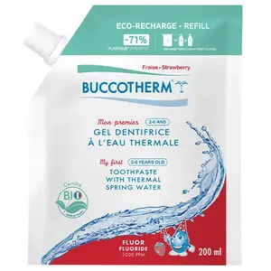 Buccotherm Mon 1Er Gel Dentifrice Bio Fraise Recharge 200ml pas cher