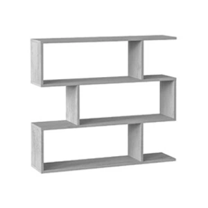Comparateur de prix : Pegane Bibliothèque, étagère basse 3 niveaux en bois mélaminé - Longueur 110 x Profondeur 24 x Hauteur 97 cm --