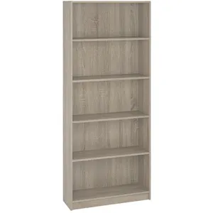 Non communiqué Bibliothèque / Etagère coloris chêne - Hauteur 180 x Longueur 75 x Profondeur 25 cm pas cher