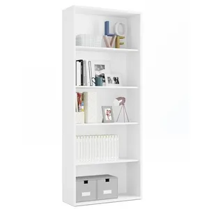 Comparateur de prix : Non communiqué Bibliotheque / etagere de rangement coloris blanc - Hauteur 196.5 x Longueur 75.5 x Profondeur 33 cm -PEGANE-