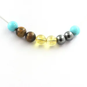 Collier perles citrine - Montres & Bijoux